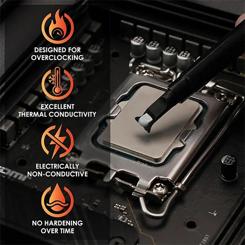 Thermal Grizzly Kryonaut 1g Thermal Paste with Cleaning Wipes
